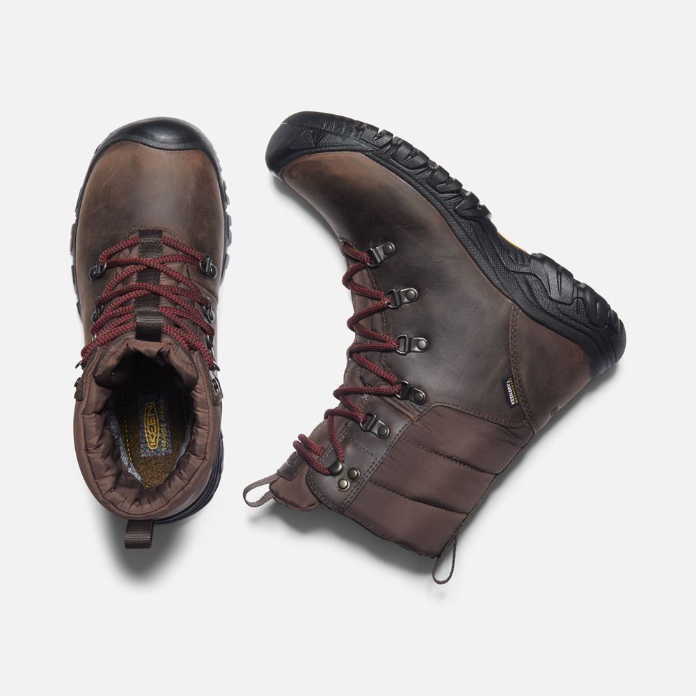 Botas de Seguridad Keen Mexico Marrom - Mujer Greta Waterproof - QP0546729